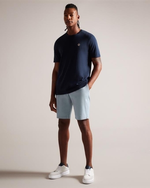 Short Ted Baker Chino Bleu Homme | AZM-55432511